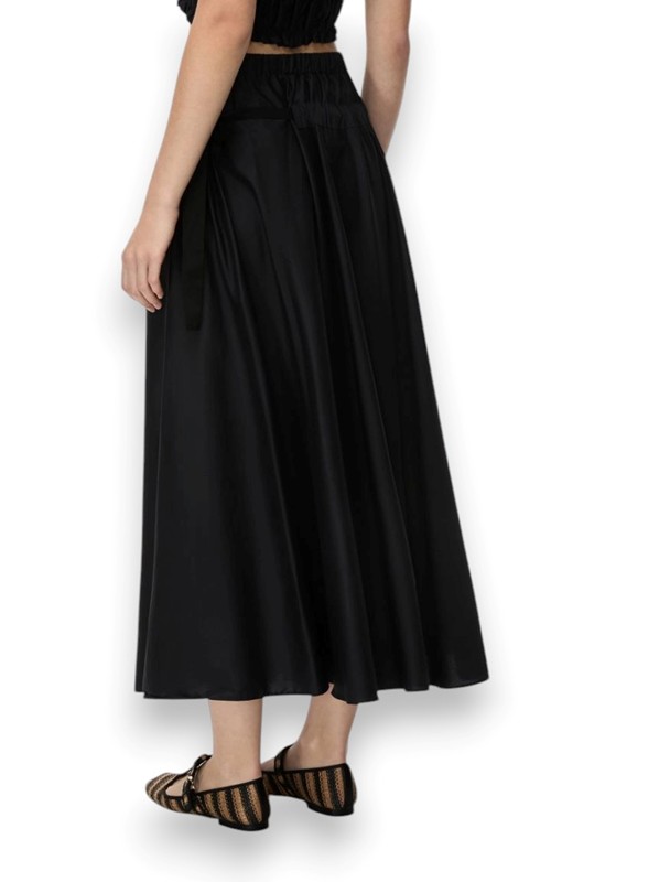 Gonnellone arricciato cotone