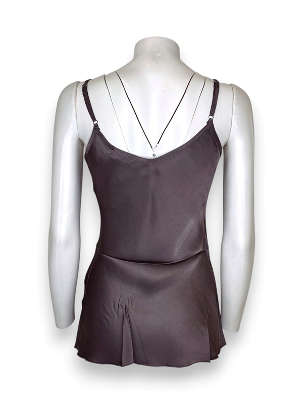 Top bretelline satin