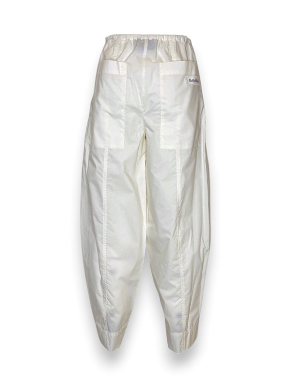 Pantalone barrel giapponese popeline