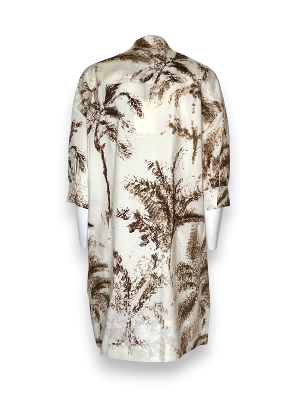 Camicione popeline stampa palme