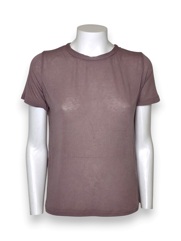 T-shirt misto seta