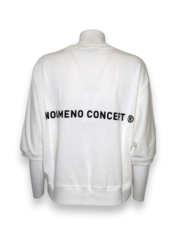 Girocollo felpa over mezza manica