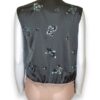 Camicia body senza maniche+cristalli