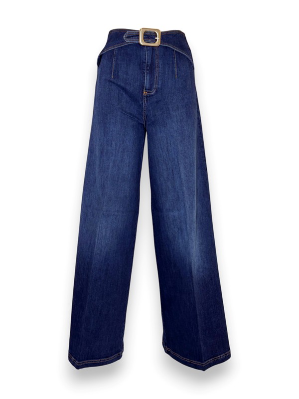 Jeans palazzo+cintura