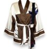 Kimono+cintura+tracolla plisse stampa foulard