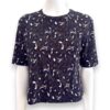 T-shirt costina animalier cotone organico