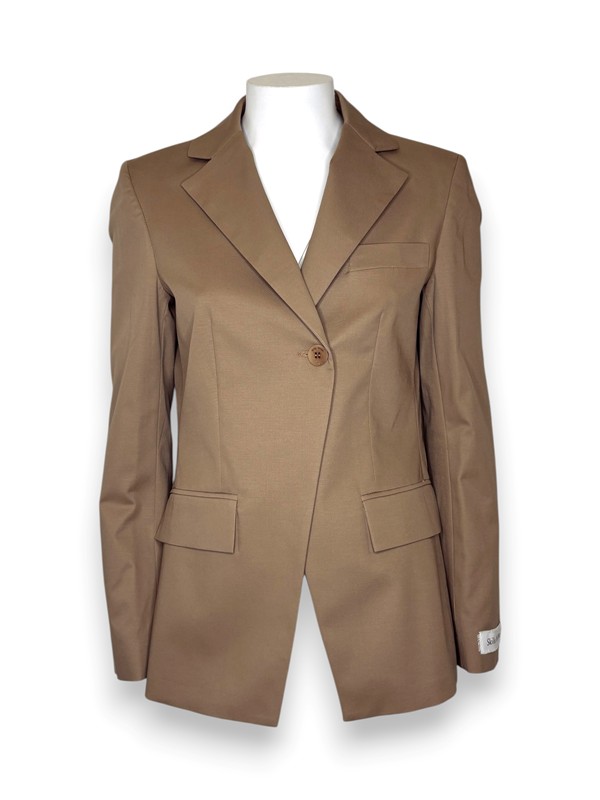 Giacca 1 bottone asimmetrica cotone