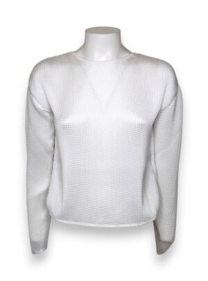 T-shirt manica lunga plisse