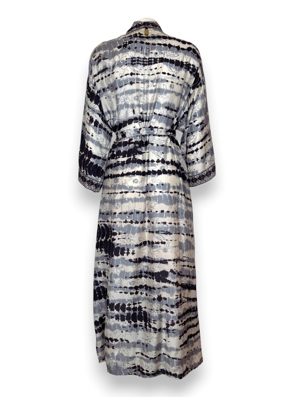 Kimono lungo+cintura lungo riga rettile