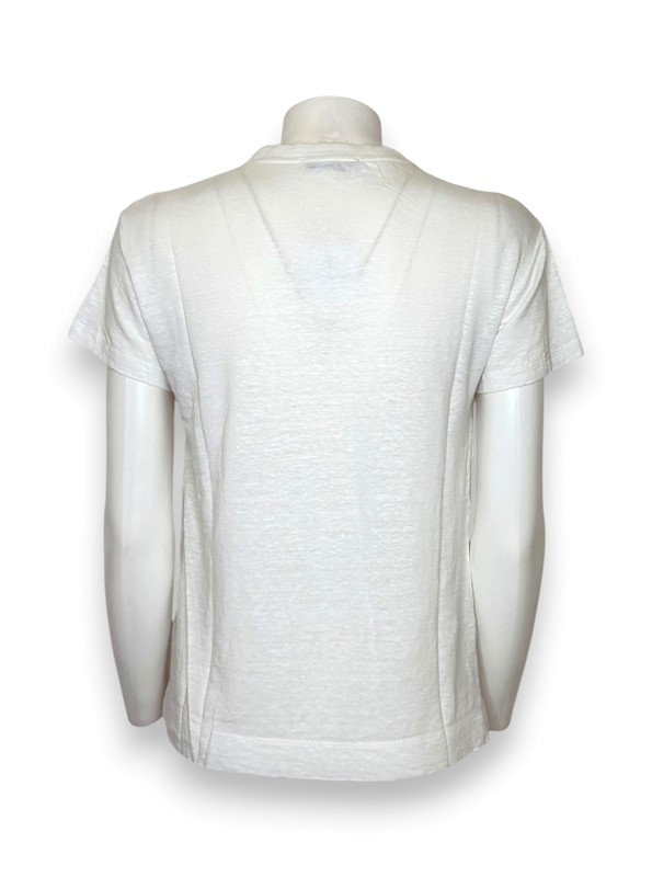 T-shirt girocollo lino