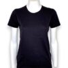 T-shirt mezza manica+nervatura dietro cotone