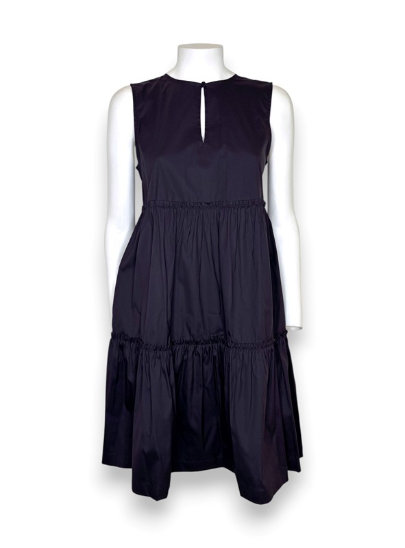 Scamiciato a balze popeline