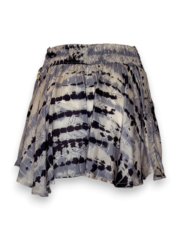 Short ampio stampa riga rettile