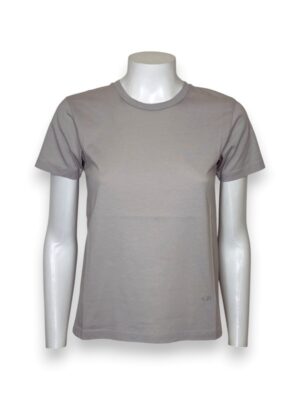 T-shirt mezza manica+nervatura dietro cotone