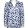 Camicia manica lunga active collo aperto stampa fiori
