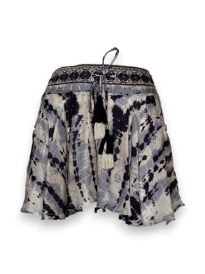 Short ampio stampa riga rettile