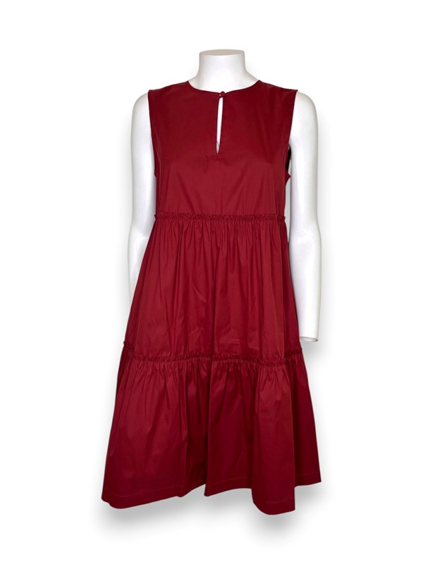 Scamiciato a balze popeline