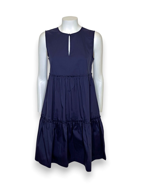 Scamiciato a balze popeline