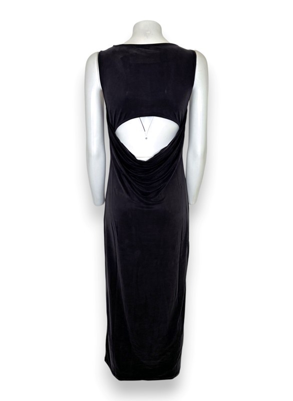 Abito svasato senza maniche+oblo cupro