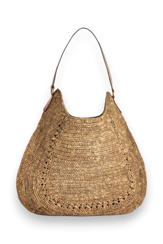 Tracolla sella rafia