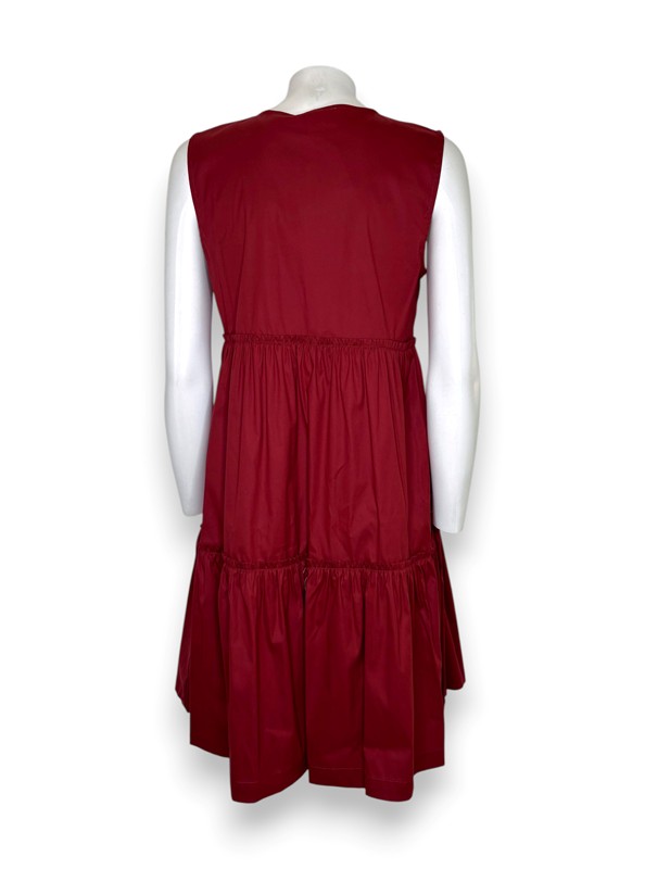 Scamiciato a balze popeline