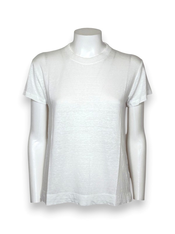 T-shirt girocollo lino