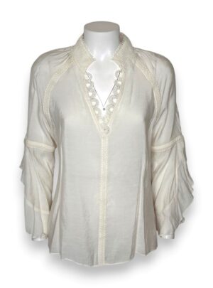 Blusa manica lunga mussola