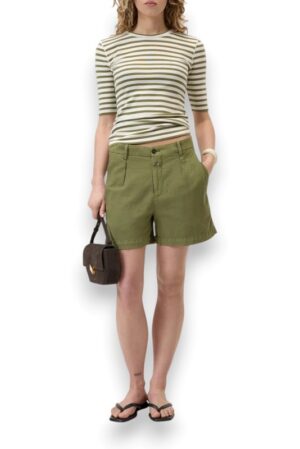 T-shirt mezza manica rigata