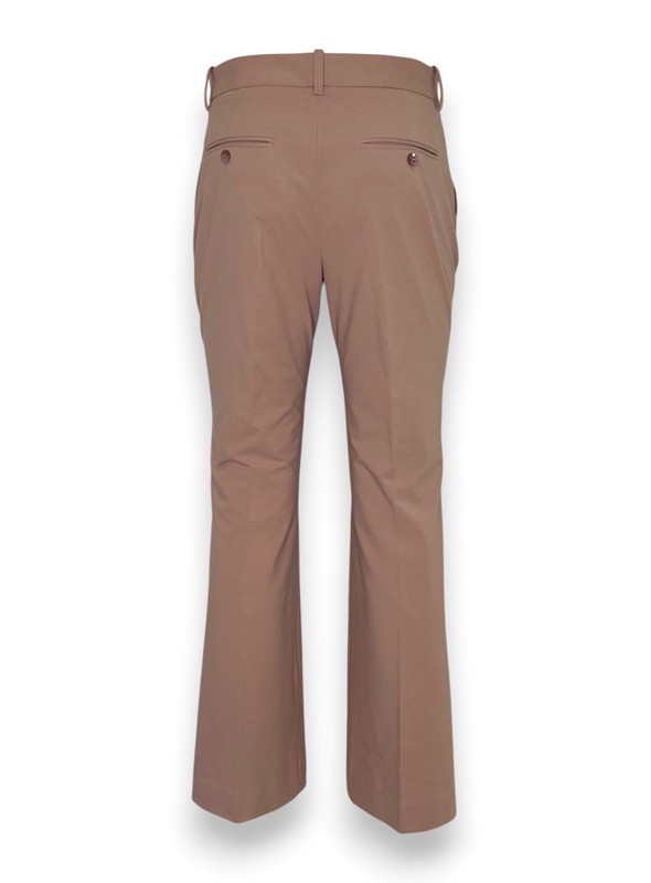 Pantalone flared cotone stretch