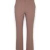 Pantalone flared cotone stretch