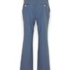 Pantalone flared cotone stretch