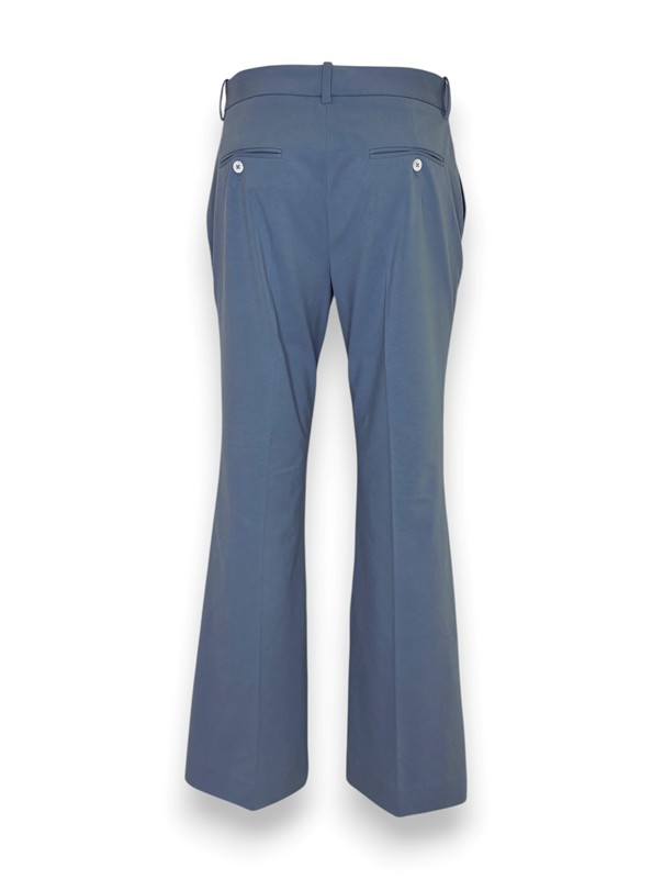 Pantalone flared cotone stretch