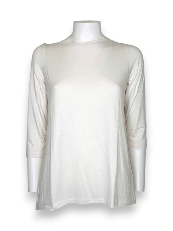 T-shirt manica 3/a viscosa