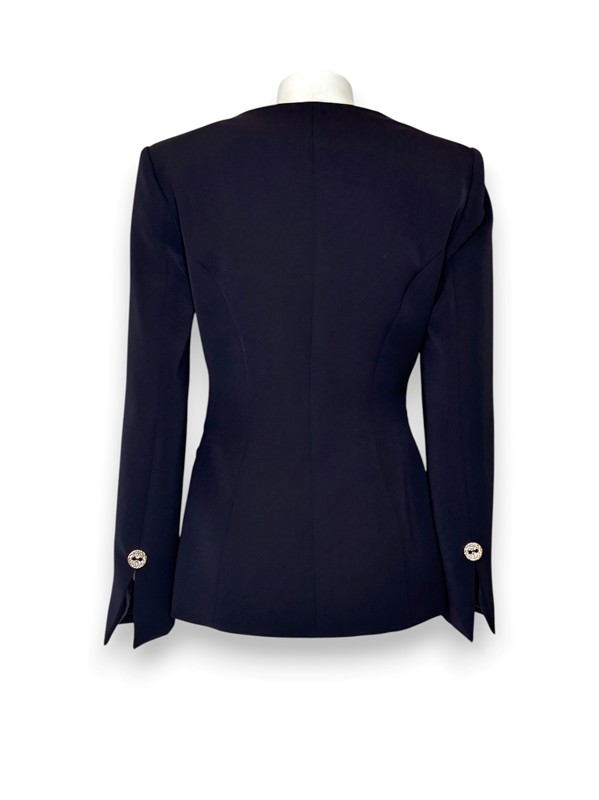 532C53A6215D96EB574F54DA823E715A_ Giacca senza collo+cintura crepe