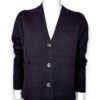 Cardigan scatola+2 tasche lana