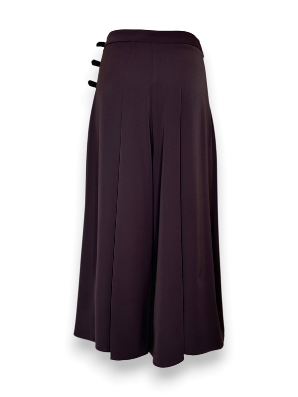 Gonna pantalone lunga crepe+3 fibie