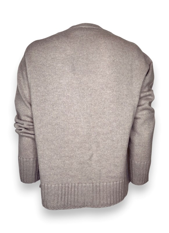 Cardigan scatola+2 tasche lana