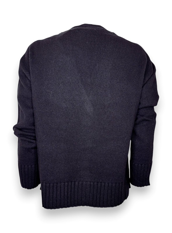 Cardigan scatola+2 tasche lana