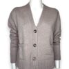 Cardigan scatola+2 tasche lana