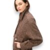 Bomber in tweed