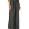 Pantalone wide legs con pinces