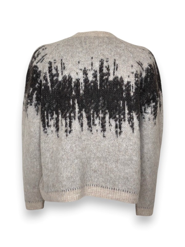 Girocollo alpaca con jacquard