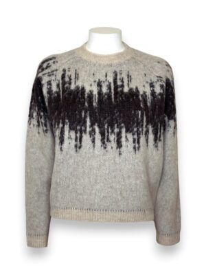 Girocollo alpaca con jacquard
