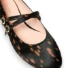 Ballerine con laccio in cavallino a pois