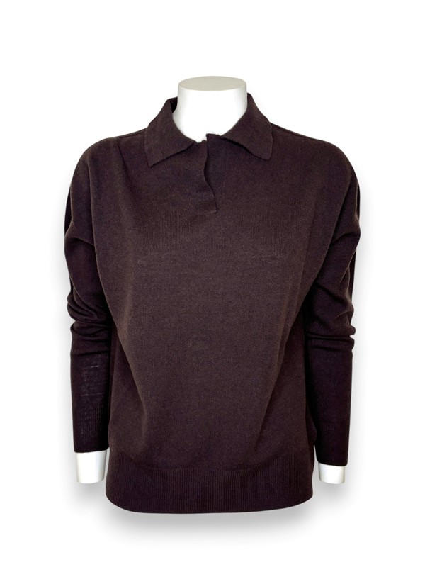 Polo lana tinto filo