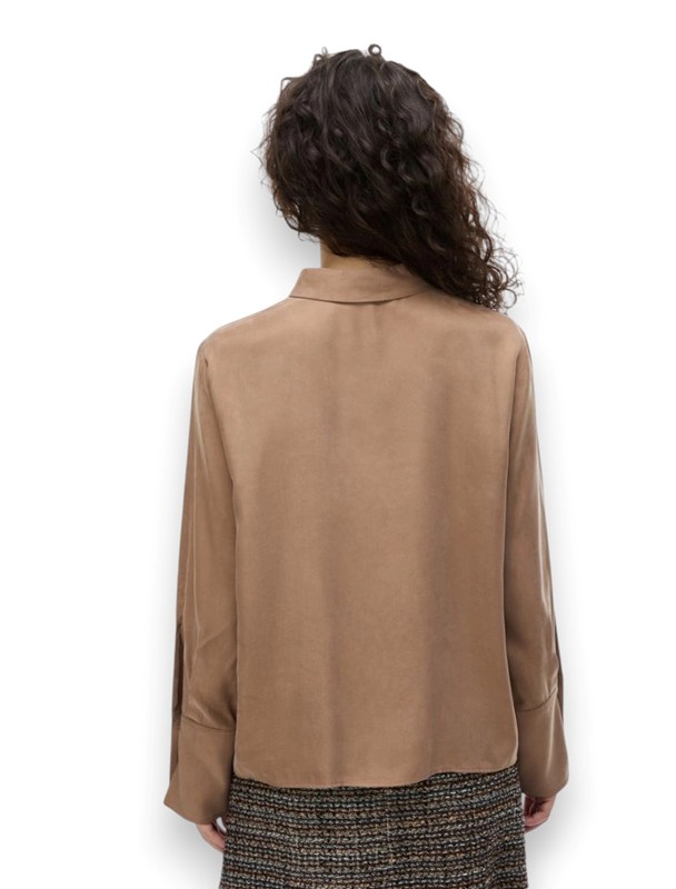 Camicia in cupro