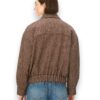 Bomber in tweed