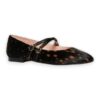 Ballerine con laccio in cavallino a pois