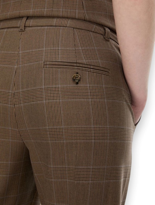 Pantalone dritto largo galles strech