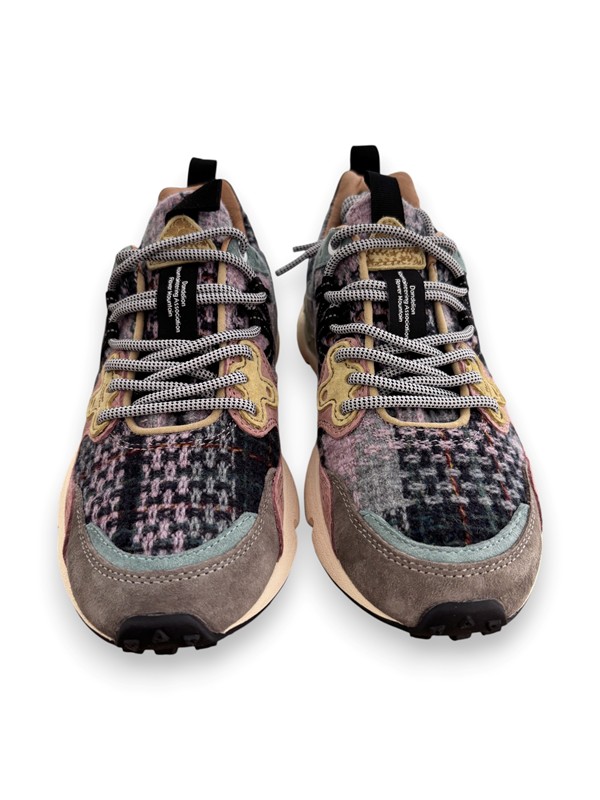 Sneakers yamano 3 chanel suede fabric checked
